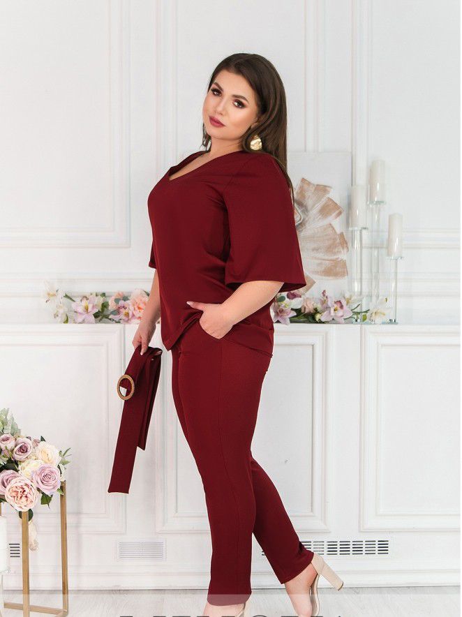 Buy Women's suit No. 509A-bordeaux, 58, Minova