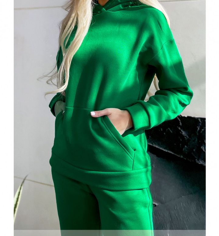 Купити Жіночий спортивний костюм №2195-зелений, 48, Minova