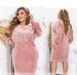 Home Dress No. 2324-pink, 60-62-64, Minova