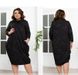Woman's dress №1134-Black-Bordeaux, 64-68, Minova