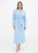 Women's warm dressing gown. blue, 38, F60048, Fleri