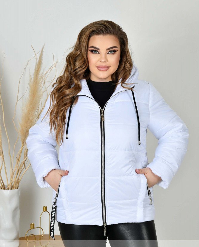 Купить Куртка №21-63-Белый, 62-64, Minova