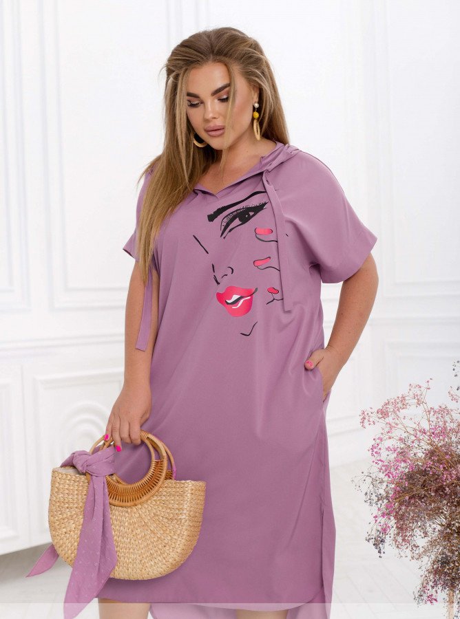 Buy Dress №2463-pink, 66-68, Minova