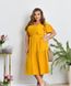 Dress №8-357-Mustard, 50-52, Minova