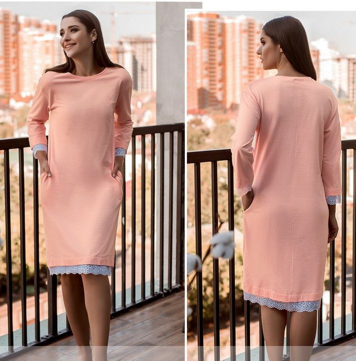 Buy Home dress, art. 2090, pink, 46-48, Minova