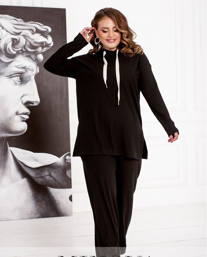 Buy Women's suit 2306-black, 64-66, Minova