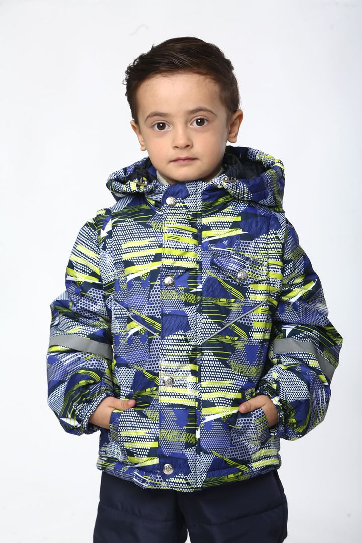 Купить Куртка-жилет для мальчика, 03-00838-0, размер 104, Модный карапуз