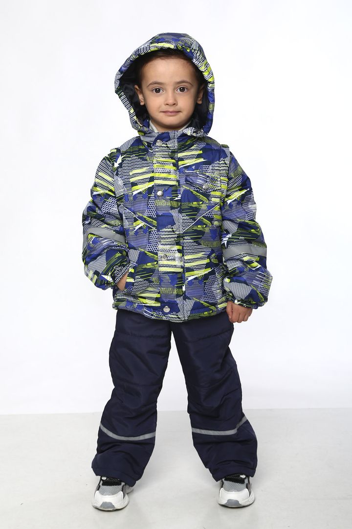 Купить Куртка-жилет для мальчика, 03-00838-0, размер 104, Модный карапуз