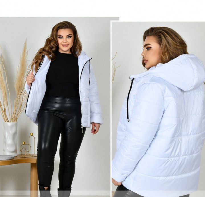 Купить Куртка №21-63-Белый, 62-64, Minova