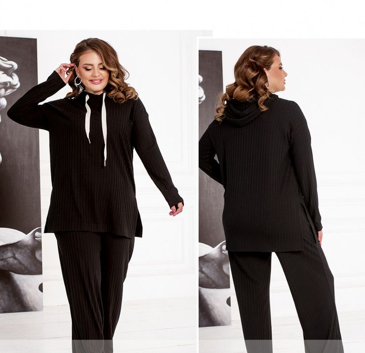 Buy Women's suit 2306-black, 64-66, Minova
