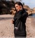 Women's hoodie №000113, black, 48-50, Minova