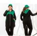 Спортивный костюм №8-315-зелёный-чёрный, 50-52, Minova