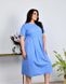 Платье №8-353-Голубой, 60-10XL, Minova