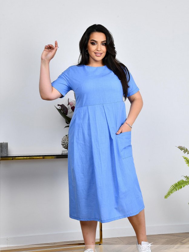 Buy Dress №8-353-Blue, 60-10XL, Minova