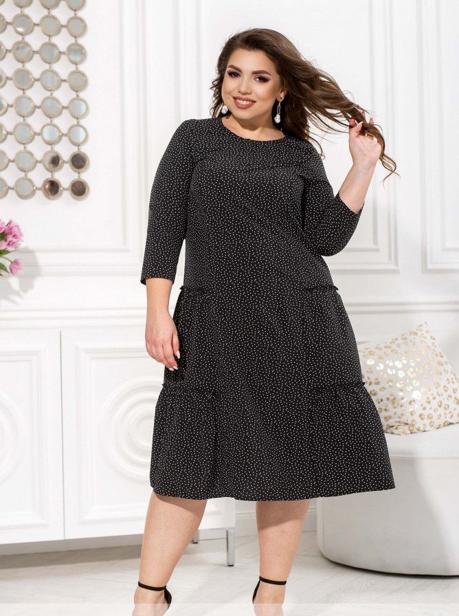 Buy Dress №1154B-Black, 9XL-10XL, Minova