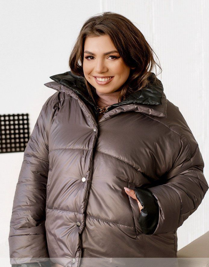 Купити Куртка жіноча №2005Б-баклажан, 48-50-52, Minova