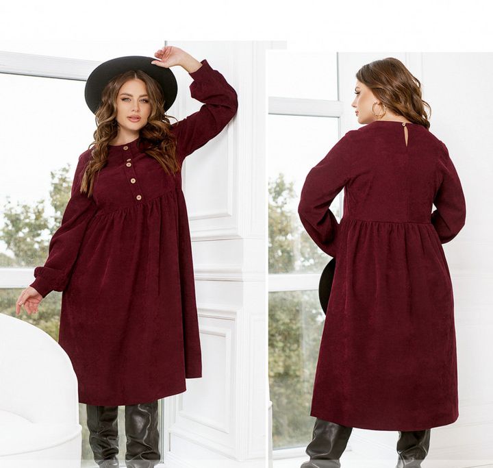 Buy Dress №2325-Bordeaux, 66-68, Minova