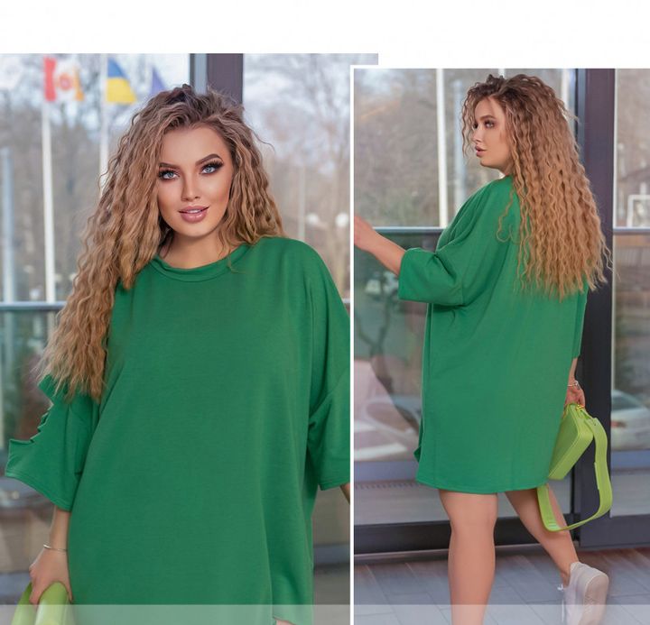 Buy T-shirt №413-Green, 56-58, Minova
