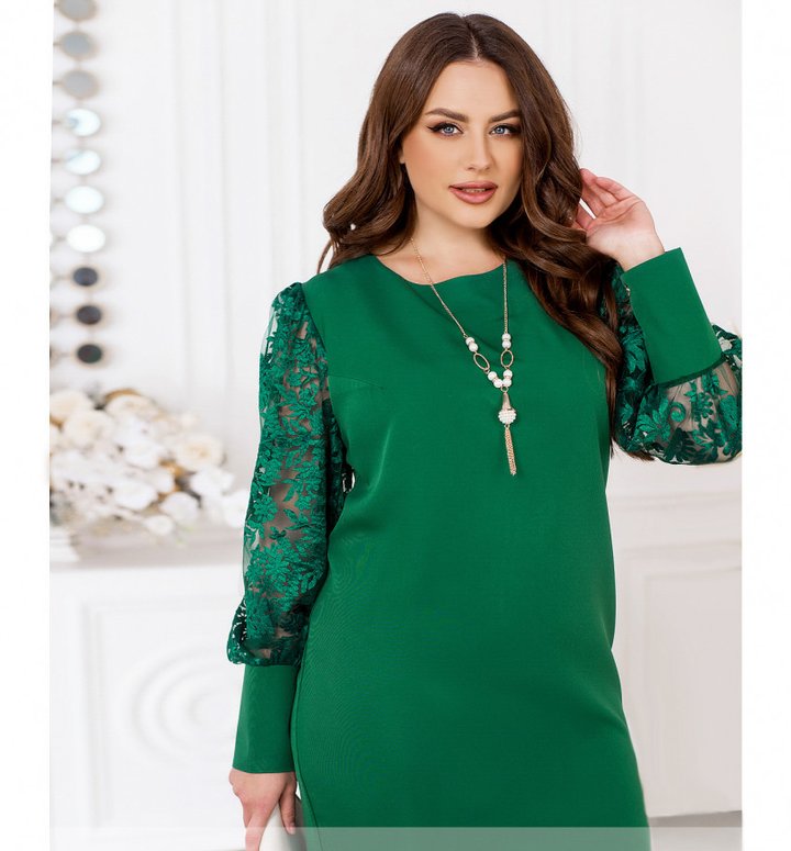 Купить Платье №2330-зеленый, 66-68, Minova