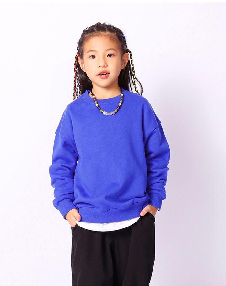 Buy Sweatshirt for girls Hip-hop, blue, 110, art. 52814, blue, Bronco