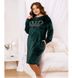 Home dress №2324-dark green, 60-62-64, Minova