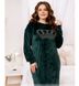 Home dress №2324-dark green, 48-50-52, Minova