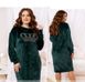 Home dress №2324-dark green, 60-62-64, Minova