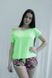 Buy Women's pajama set, Light green, L, 0156, Effetto