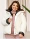 Куртка жіноча №2005Б-молочний, 48-50-52, Minova