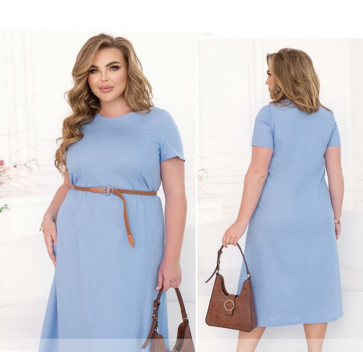 Buy Dress №3171B-Blue, 54-58, Minova