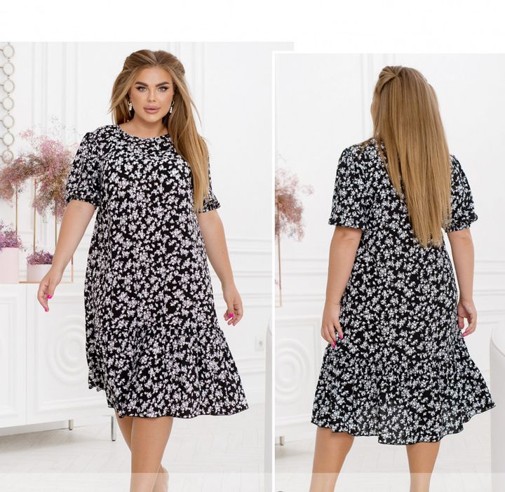 Buy Dress №2464-Black, 66-68, Minova