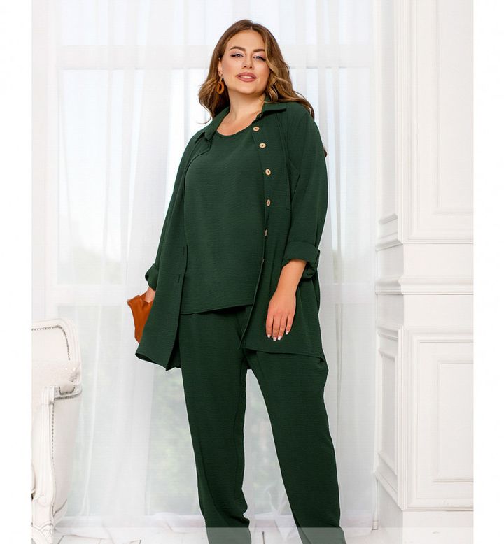 Buy Three piece suit №2250-Green, 66-68, Minova