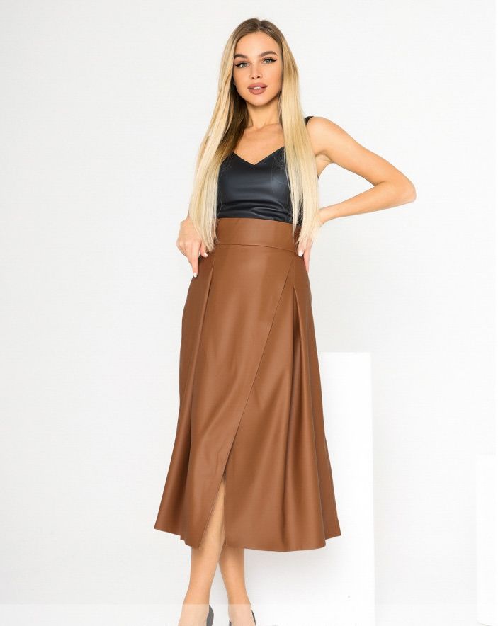 Buy Women's skirt No. 2060-red, 48, Minova