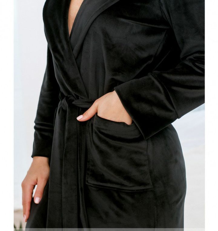 Buy Robe №2100-black, 58-60-62, Minova