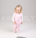 Baby set, long sleeve t-shirt and pants, pink, 1052, 62, Kinderly
