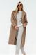 Women's demi-season coat No. 2143-beige, 48, Minova
