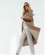 Women's demi-season coat No. 2143-beige, 44, Minova