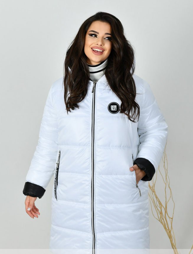 Купить Куртка №8-328-Белый, 64-66, Minova
