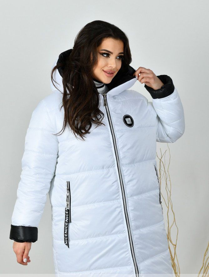 Купить Куртка №8-328-Белый, 64-66, Minova