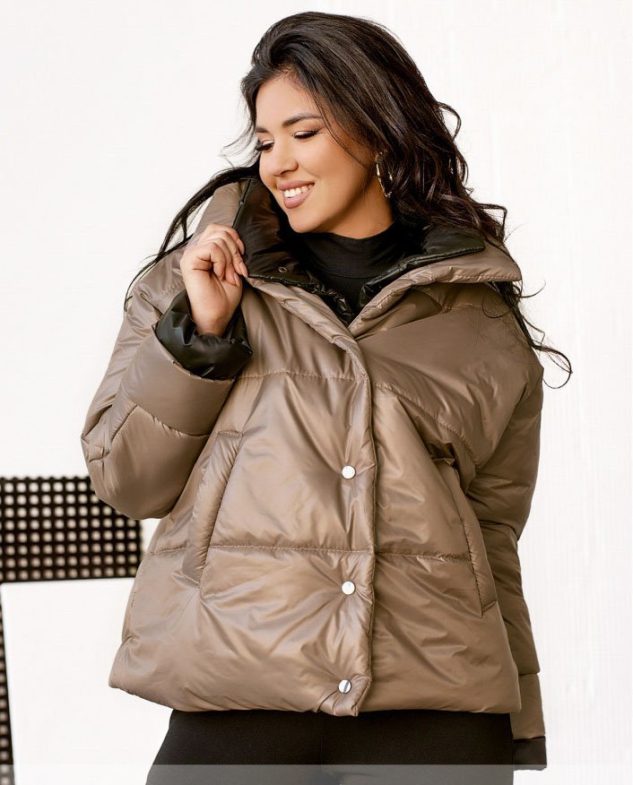 Купить Куртка женская №2005-коричневый, 42-44-46, Minova
