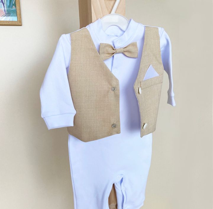 Buy Gentleman set with beige vest, 68, Kid's Fantasy