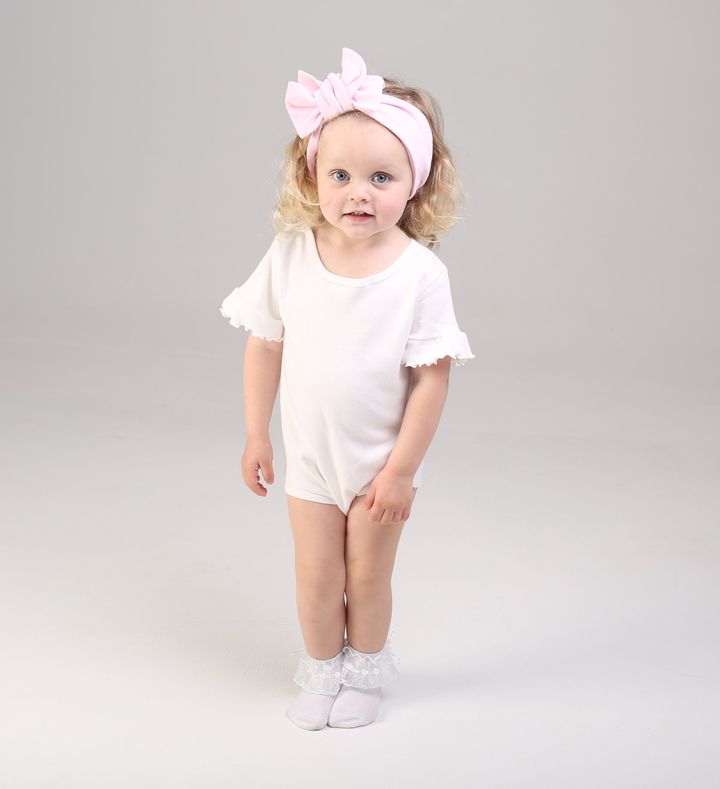 Buy Body with short sleeves, for girls, Milk, 1024, 74, Kinderly