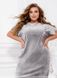 Home Dress №2202-Grey, 54-56-58, Minova