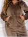 Home warm overalls №2389-brown, 58-60, Minova