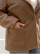 Cashmere coat No. 1190-Cappuccino, 60-62, Minova
