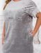 Home Dress №2202-Grey, 48-50-52, Minova