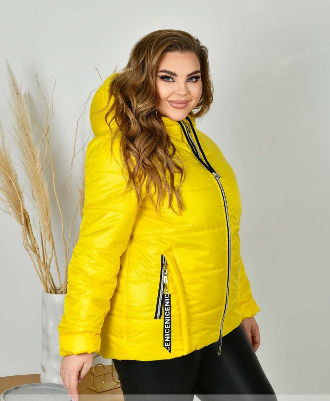 Купити Куртка №21-63-Жовтий, 62-64, Minova