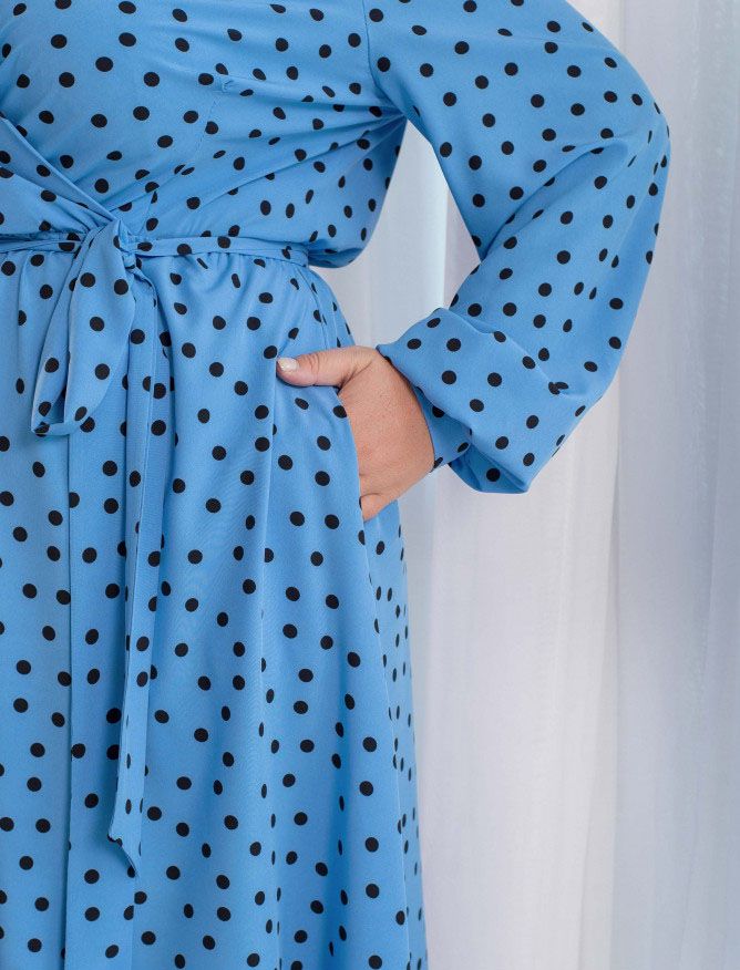 Buy Dress №2467-Blue, 66-68, Minova
