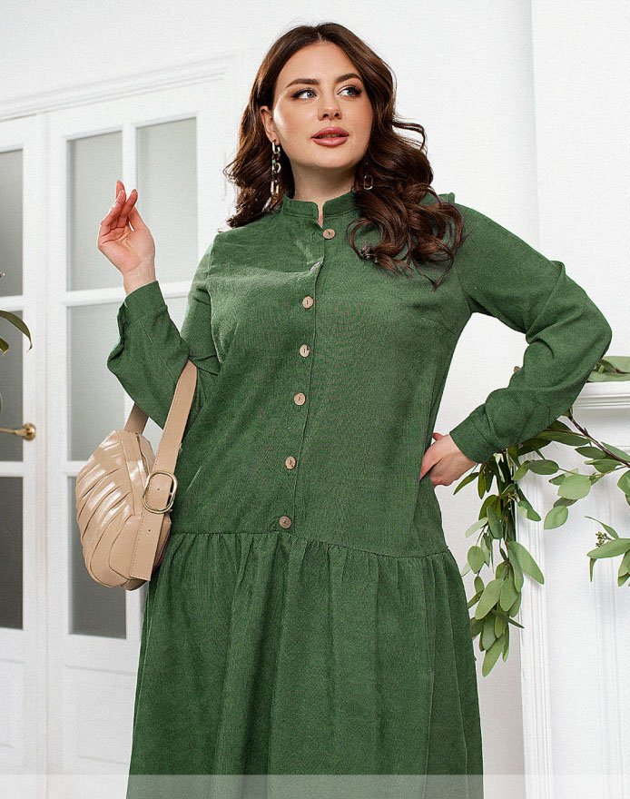 Купить Платье №2317-зеленый, 66-68, Minova