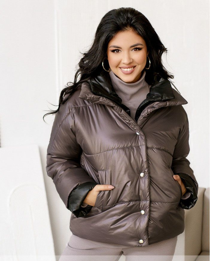 Купити Куртка жіноча №2005-баклажан, 42-44-46, Minova
